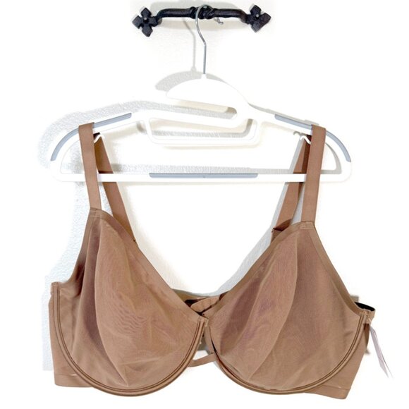 Auden Mesh Unlined Demi Bra - Picture 2 of 7